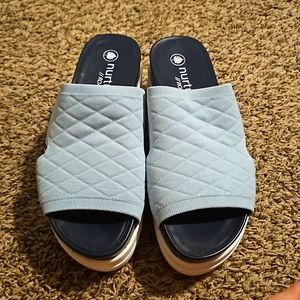 Nurture, Blue, Size 8, Sandals